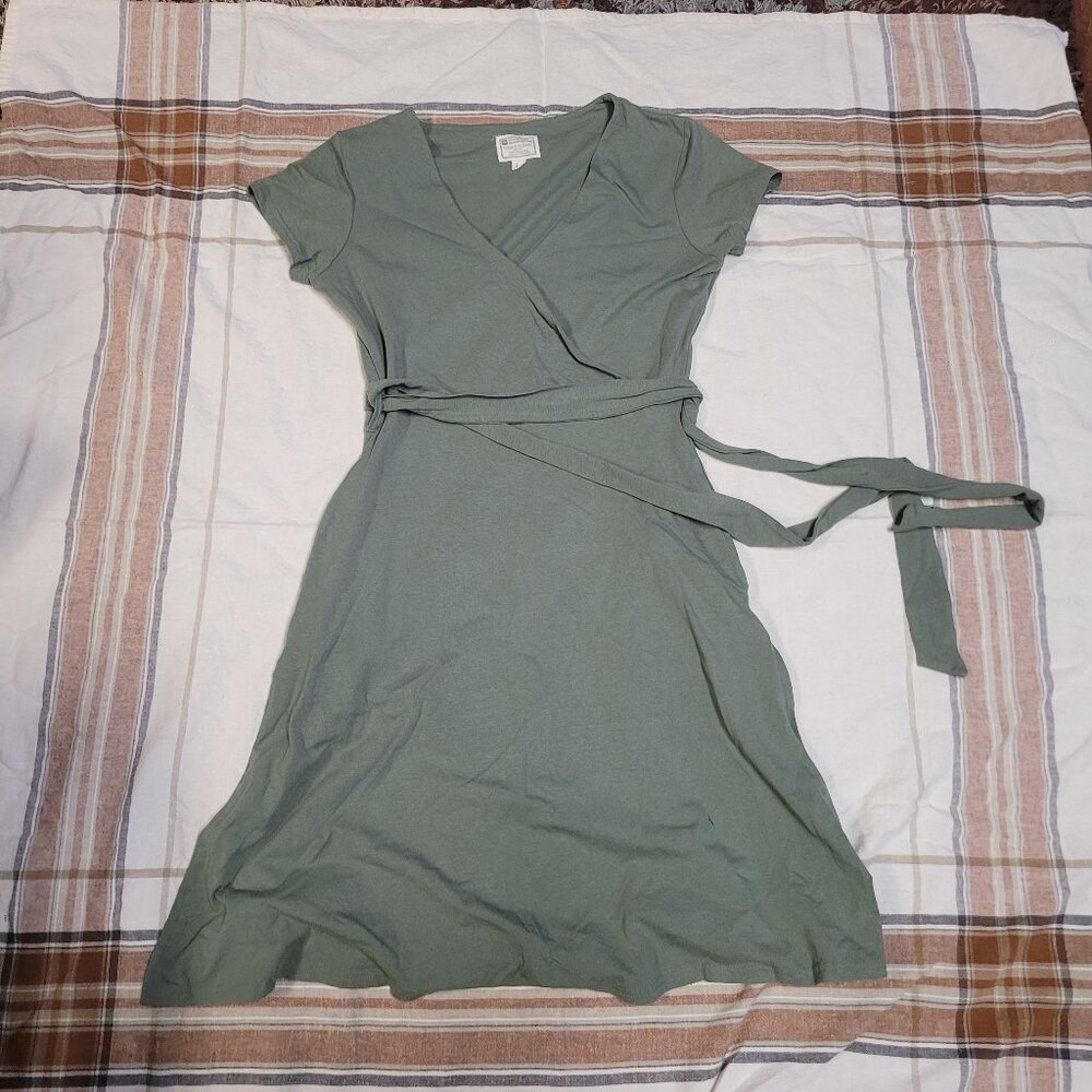 Sage green Midi dress